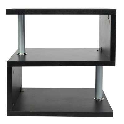 

FCH Modern Contemporary Multilevel -Shaped Accent Table Black