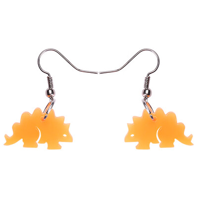 

Personality Dinosaurs shape Alloy Punk Acrylic Long Earrings Women Girl