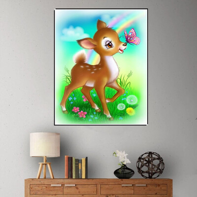 

Gobestart Animal Embroidery Paintings Rhinestone Pasted DIY Diamond Painting Cross Stitch