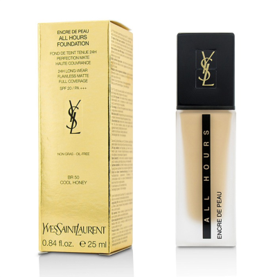 

YVES SAINT LAURENT - All Hours Foundation SPF 20 - BR50 Cool Honey 25ml084oz