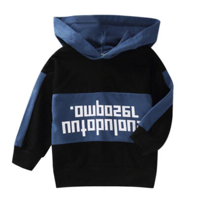 

Fashion Baby Boys Girls Sweatshirts Cotton Brief Kids Hoodies Letters Print Children Clothes Long Sleeve Sweatshirts