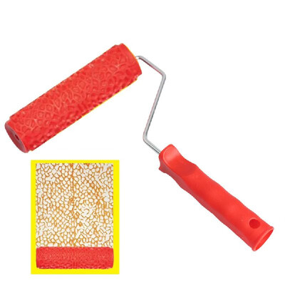 

Decorative Paint Roller Pattern Embossed Texture Painting Tools for Wall Rubber Airless Pintura Machine Household Brush