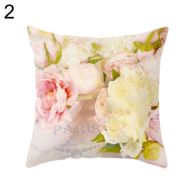 

Country Rose Square Throw Pillow Protector Case Cushion Cover Bedding Articles