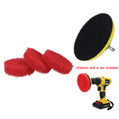 

Gobestart 3PCS Bathroom Kitchen Cleaning Drill Brush Set Power Scrub Pad Cleaning Kit Cleaning Scouring Pads