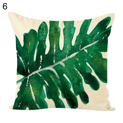 

Sparse Monstera Leaves Square Throw Pillow Case Cushion Cover Sofa Bed Car Decor