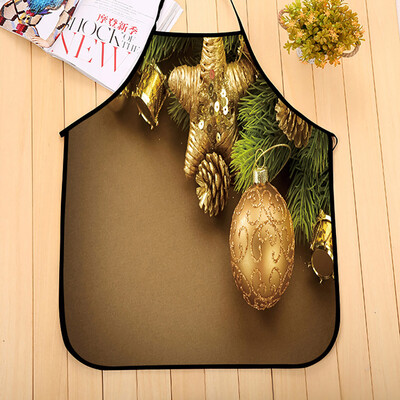 

Tailored Christmas Decoration Waterproof Apron Kitchen Aprons Dinner Party Apron