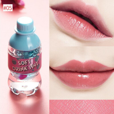 

1 Pcs Beverage Shape Fruity Dye Lips Fizzy Soda Lips Permanent Moisturizing Long Lasting Honey Lip Gloss Lipstick