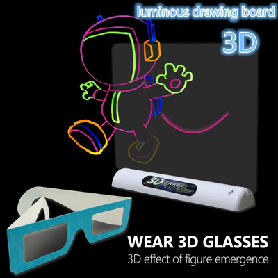 

Creative Magic Drawing Board Children Toys Childrens 3D luminous drawing board