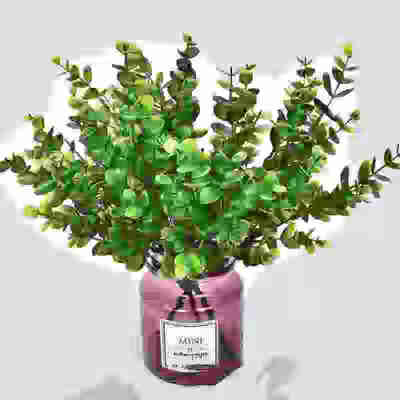

Artificial Eucalyptus Leaves Fake Plants For Home Office Wedding Decoration Party Supply