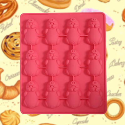 

Toponeto Pig Silicone Mould Mold Chocolate Candy Gummy Maker Ice Jelly Tray