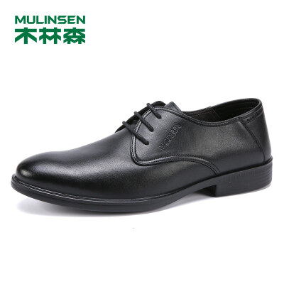 

Mulinsen MULINSEN business casual leather lace simple mens office dress shoes black 41 yards SS97109