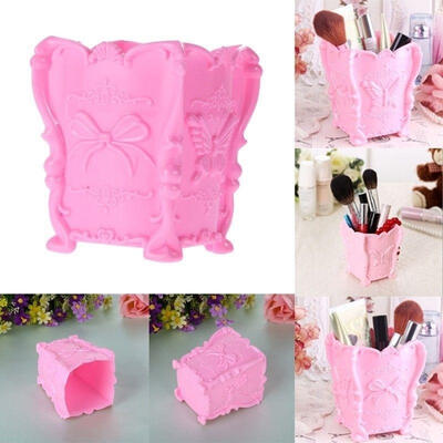 

Acrylic Makeup Cosmetic Storage Box Case Holder Brush Pen Organizer Decorative
