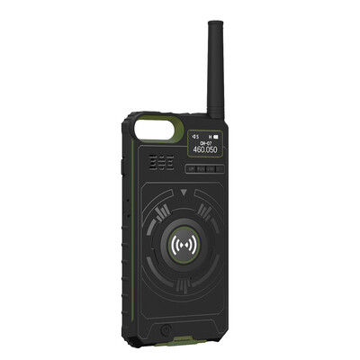 

BOXCHIP IP01 S900 Outdoor Walkie Talkie 3-in-1 Multi-function Intercom Power Bank Phone Case for iPhone 6786p7p8pGreen
