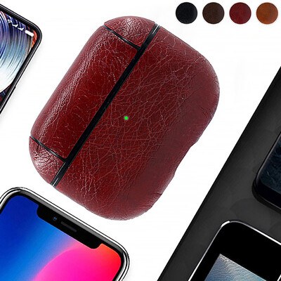 

Applicable for Apple Airpods Pro 3 Generation Wireless Bluetooth Headset Case Leather