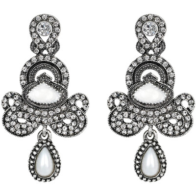 

Fashion Jewelry Water Design Crystal Drop Earrings For Women Rhinestone Dangle Earring Luxury Wedding Jewelry Hot