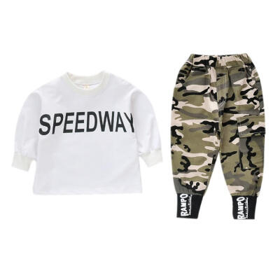 

Autumn Fashion Set Baby Girls Set Long Sleeve Letters Cartoon Printing Sweatshirt TopsFloral Pants Trouser Costume Set