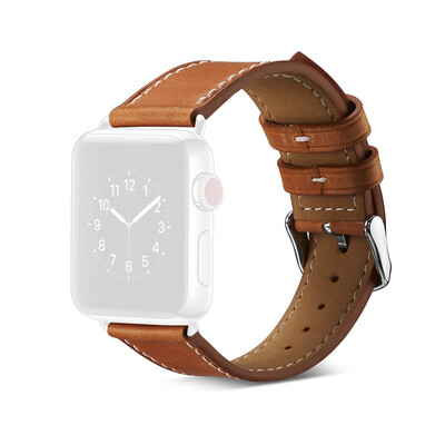 

〖Follure〗For Apple Watch Series 1234 3840mm Deluxe Leather Flash Bracelet Watch Strap
