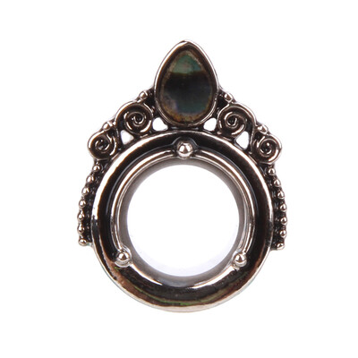 

earrings body jewelry piercing ear gauges expander plugs&tunnels with shell logo design 1pcs