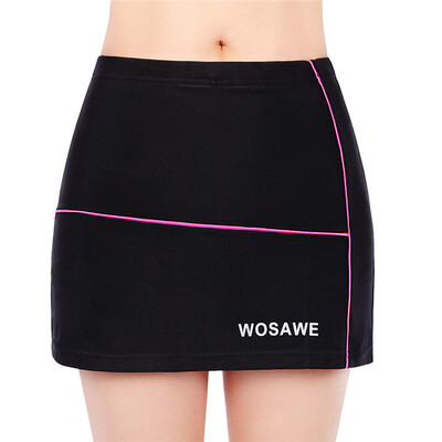 

Women Bicycle Sports Cycling Short Skirt Silicone 3D Gel Padded Breathable Gym