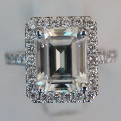 

35 Carat The Princess rectangle Rings