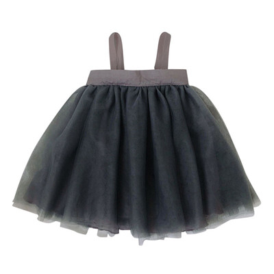 

Girls Kids Children New Draped Casual Mesh Cotton Two Ways To Wear A-Line Solid Summer Sleeveless Dress