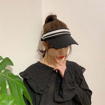 

The Korean version of running sports hat women summer leisure Joker small fresh retro art sun visor