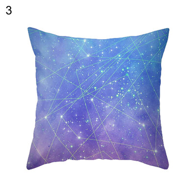 

Purple Style Tree Letters Printed Pillow Case Cushion Cover Home Sofa Car Decor