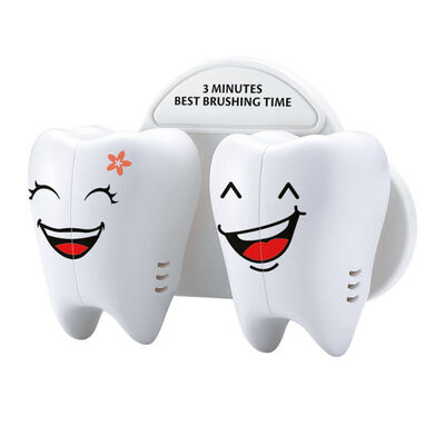 

Cute Smile Teeth Style Toothbrush Holder Cartoon Toothbrushes Stand Container Bathroom Supplies