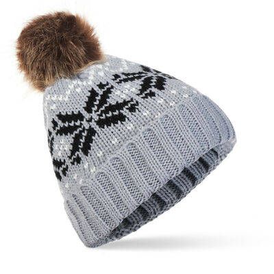 

Womens Men Hat Unisex Fashion Knit Beanie Cap Snowflake Xmas Hat Winter Warm Hat