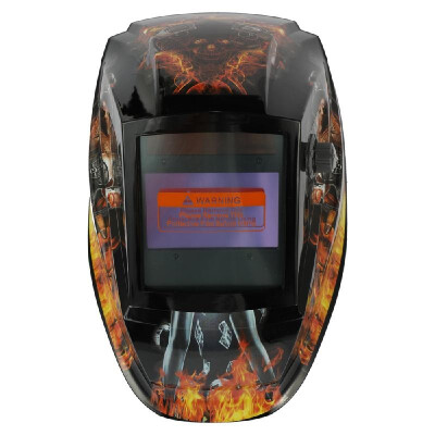 

Solar Energy Automatic Dimming Welding Mask TIG Spot Welding Helmet with Large Window&4 Sensors External Adjustment DIN5-DIN13