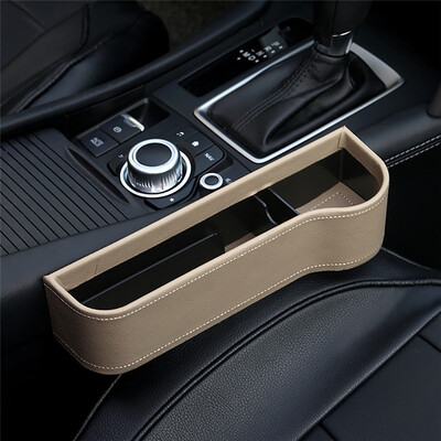

Car Organizer Seat Gap PU Case auto Storage Box Pocket Seat Side Slit for Phone Coins Cigarette Keys Cards Wallet For Universal