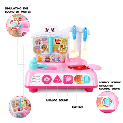 

YIWULAKitchen Tableware Box Is A Sweet Cooking Set For Preschoolers EduCational Kitche