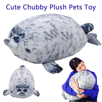 

2020 New Soft Cute Chubby Seal Stuffed Pillow Lovely Cotton Plush Animal Pets Dolls Toy Pillow Gift for Kids