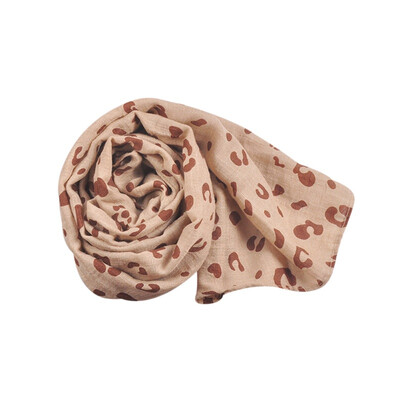 

Autumn Winter Casual Fashion Baby Girl Leopard Scarf Childrens Warm Neckerchief