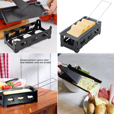 

Gobestart Frying Pan Cheese Skillet Nonstick Grill Cast Iron Carbon Steel Kitchen Cookware