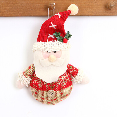 

〖Follure〗Christmas Ornaments Gift Santa Claus Snowman Reindeer Toy Doll Hang Decorations