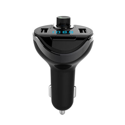 

T20 Car Handsfree Wireless Bluetooth Auto MP3 Player FM Transmitter Radio LCD Dual USB Charger for Cell phone