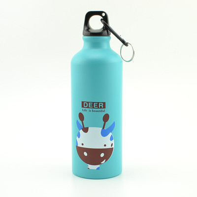 

500ml Portable Outdoor Sport Water Bottle Aluminum Cute Cartoon Bottle Gifts Bicycle Water Bottles