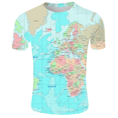 

Toponeto Mens Summer New Style 3D Printed Short Sleeves Fashion Comfort Blouse Top
