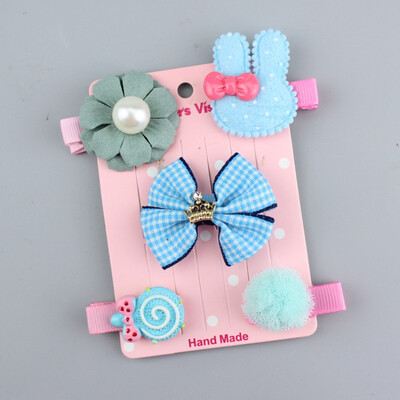 

Girls Hair Clips Cute Cartoon Bow Design Barrettes Children Princess Hair Accessories