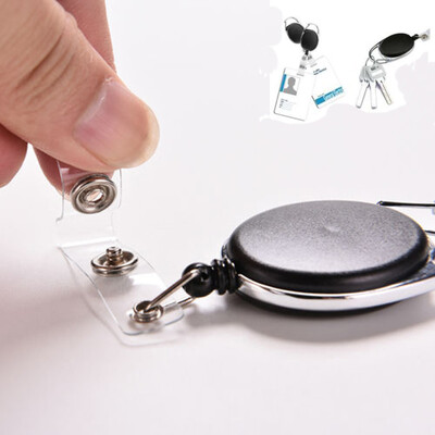 

JPGIF New Retractable Reel ID Badge Lanyard Name Tag Key Card Holder Belt Clip