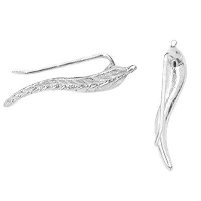 

Fashion Korea Style Metal Leaf Earrings Fashion Women Leaves Ear Clip
