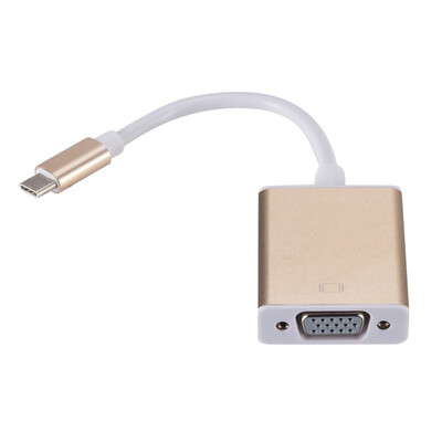 

〖Follure〗Type-C USB 31 Male To VGA Female Converter Cable For Chromebook Adapter