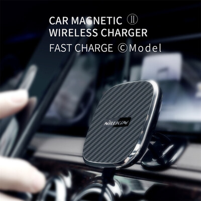 

〖Follure〗10W Fast Wireless Car Charger Dashboard Car Mount Magnetic Phone Holder 360°