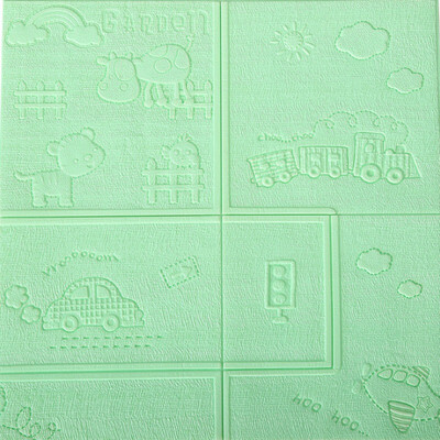 

3D Three-dimensional Wall Sticker Foam Waterproof European Style Wallpaper Self-adhesive Wall Decoration Sticker