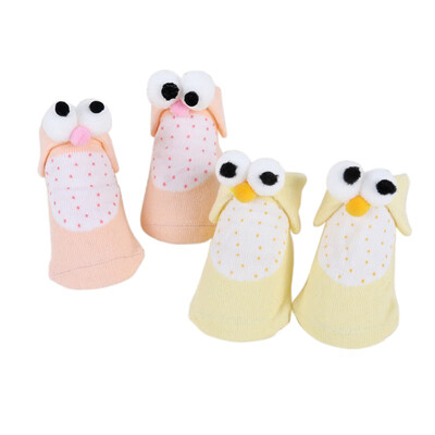 

Baby Boys Girls Socks Stereo Eyes of Penguin Socks Kids Soft Cotton Cute Socks for Kids 0M-12M