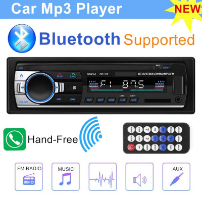 

1 DIN In-Dash Car Radio Stereo Remote Control Digital Bluetooth Audio Music Stereo Car Radio USBSDAUX-IN Mp3 Player