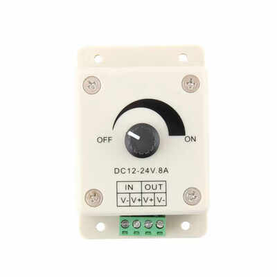 

DC 12V 8A LED Light Protect Strip Dimmer Adjustable Brightness Controller