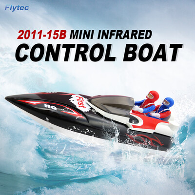 

Flytec HQ2011-15B Mini Infrared Control Boat 10kmh Super Speed Electric RC Ship Toys