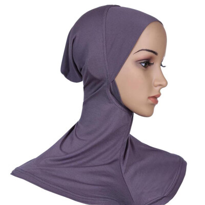 

Islamic Women Under Scarf Hat Cap Bone Bonnet Hijab Band Neck Cover Head Wear